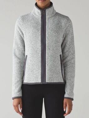lululemon athletica It’s Fleecing Jacket Size 4 Gray